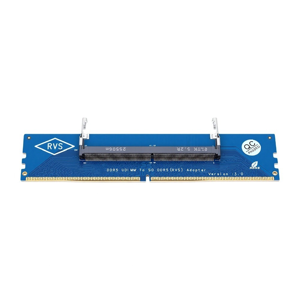 Ddr5 Sodimm - SO-DIMMからU-DIMMへのメモリアダプターカード、DDR5メモリモジュール、5600MHzの速度、デスクトップ用メモリアダプター、サイズ：5.24インチ×1.14インチ。