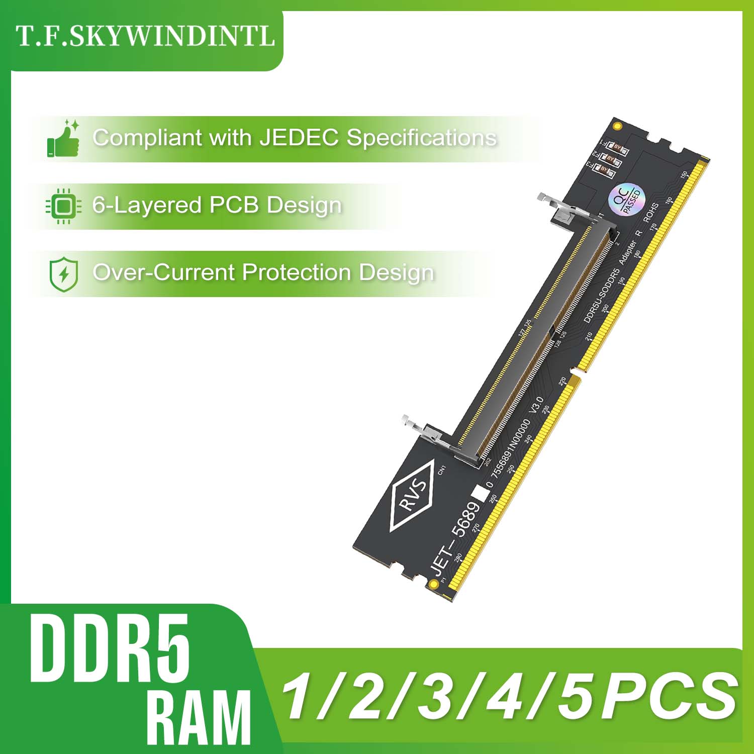 Ddr5 Laptop Ram - 1/2/3/4/5 個 DDR5 メモリモジュールテストカードラップトップ SO DDR5