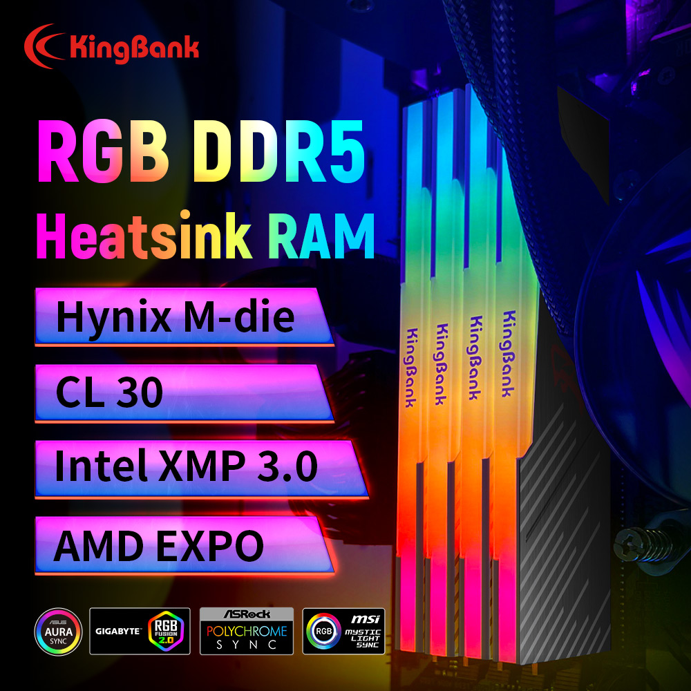 KingBank KRRB DDR5 RGB SoarBla - Ddr5 Kit のレビューと価格