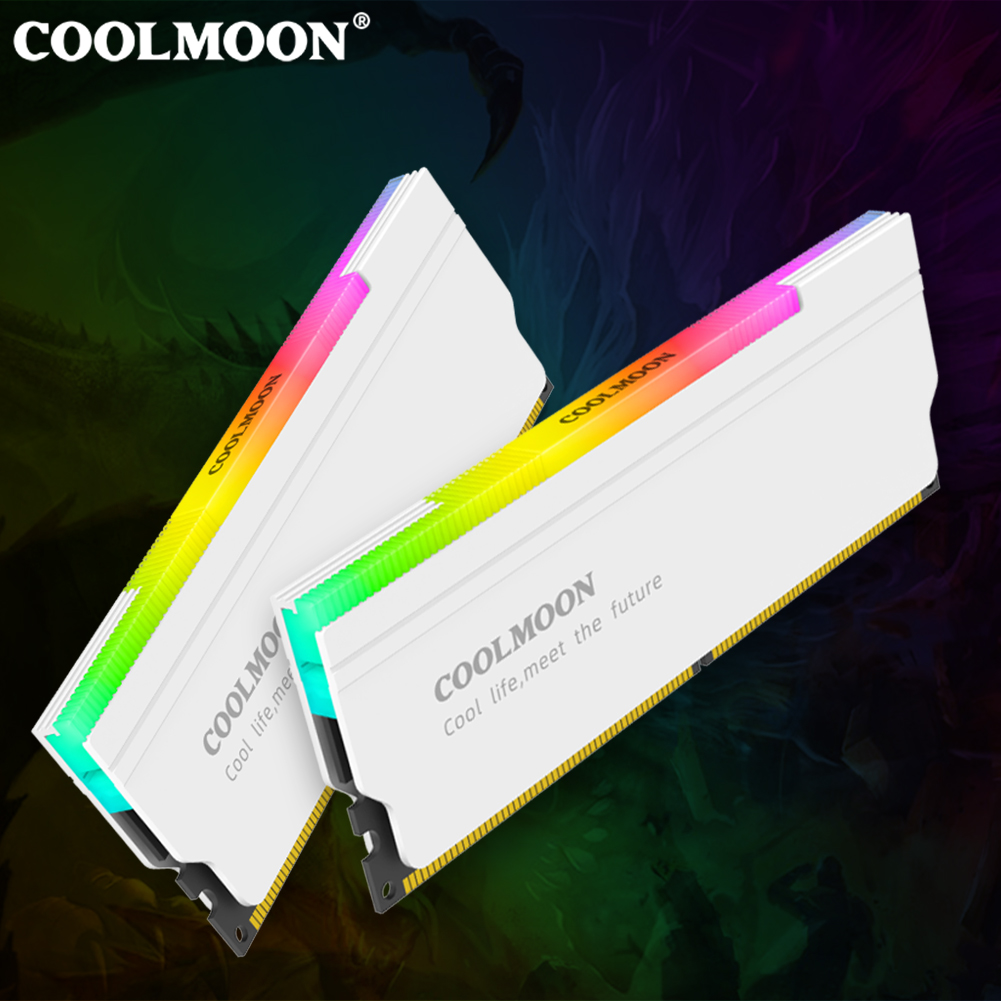 COOLMOON 5V-3PIN ARGB RAM ヒートシ - Ddr5 Rgb Ram のレビューと価格