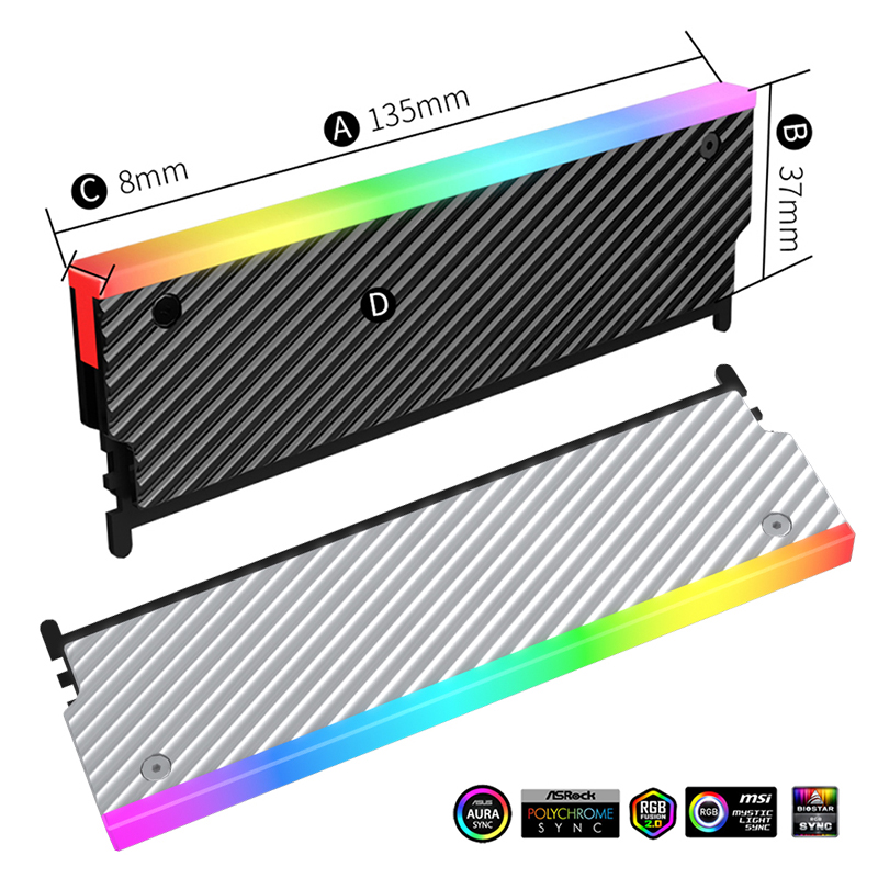 ARGB DDRメモリRAMクーラー、サーマルシリコンパッド - Ddr5 Rgb Ram のレビューと価格