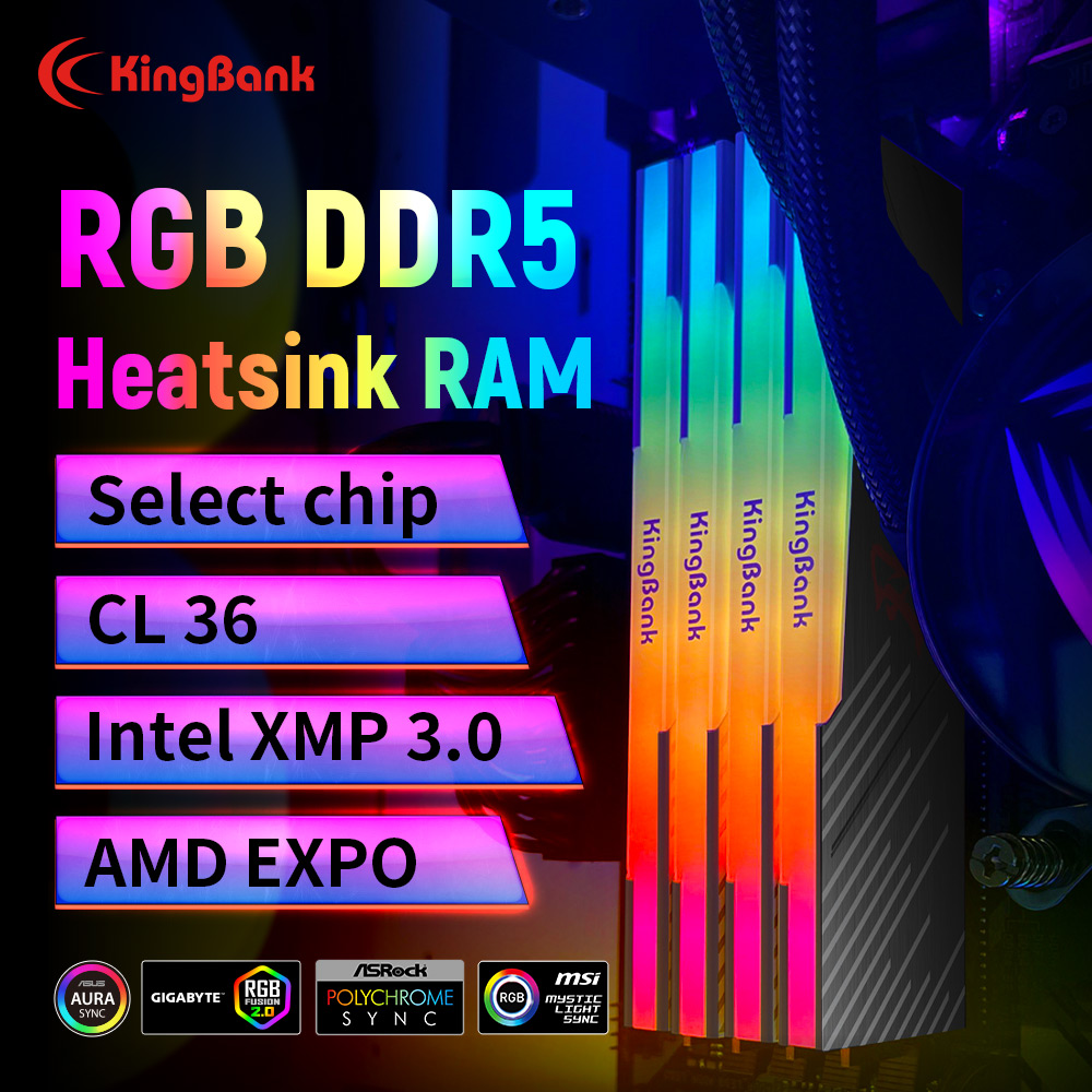 KingBank KRRB DDR5 RGB 16GB /1 - Ddr5 6000Mhz のレビューと価格