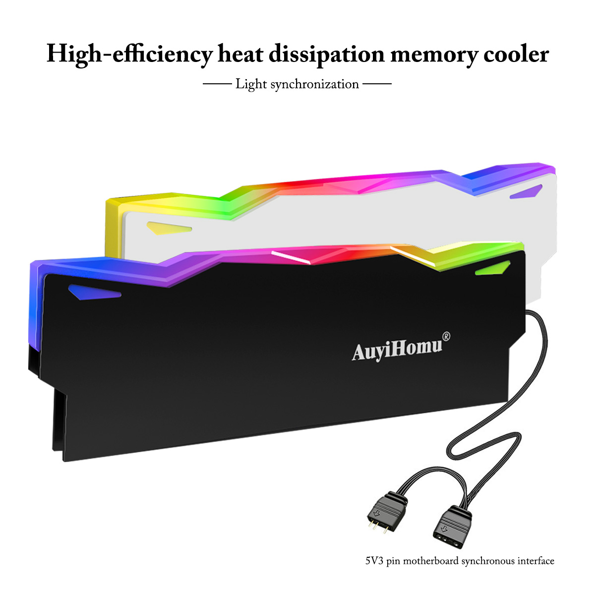 AuyiHomu RGB ヒートシンク、5V 3ピン ARG - Ddr5 Rgb Ram のレビューと価格